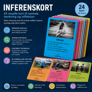 Inferenskort – 24 samtalekort til læseforståelse