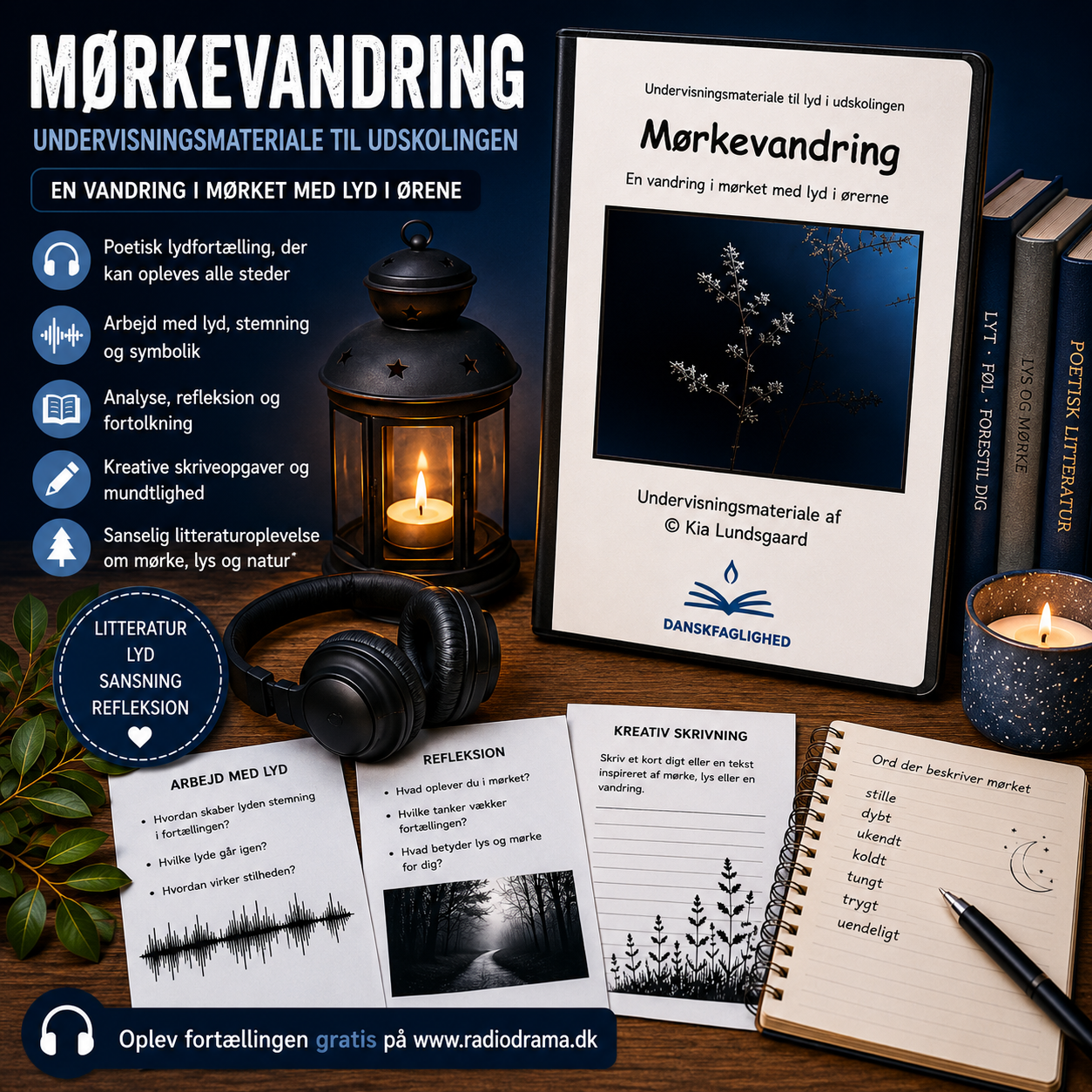 Mørkevandring – poetisk lydfortælling til udskolingen
