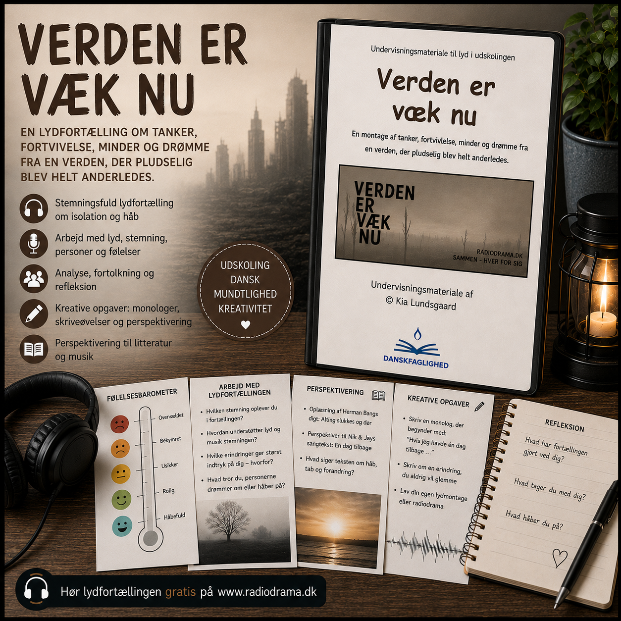 Verden er væk nu – lydfortælling om isolation, mørke og håb