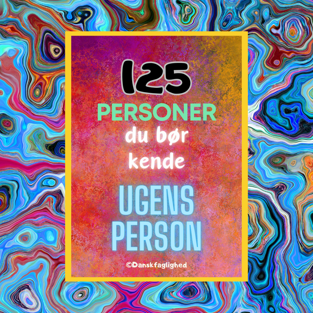 Ugens person - 125 personer du bør kende