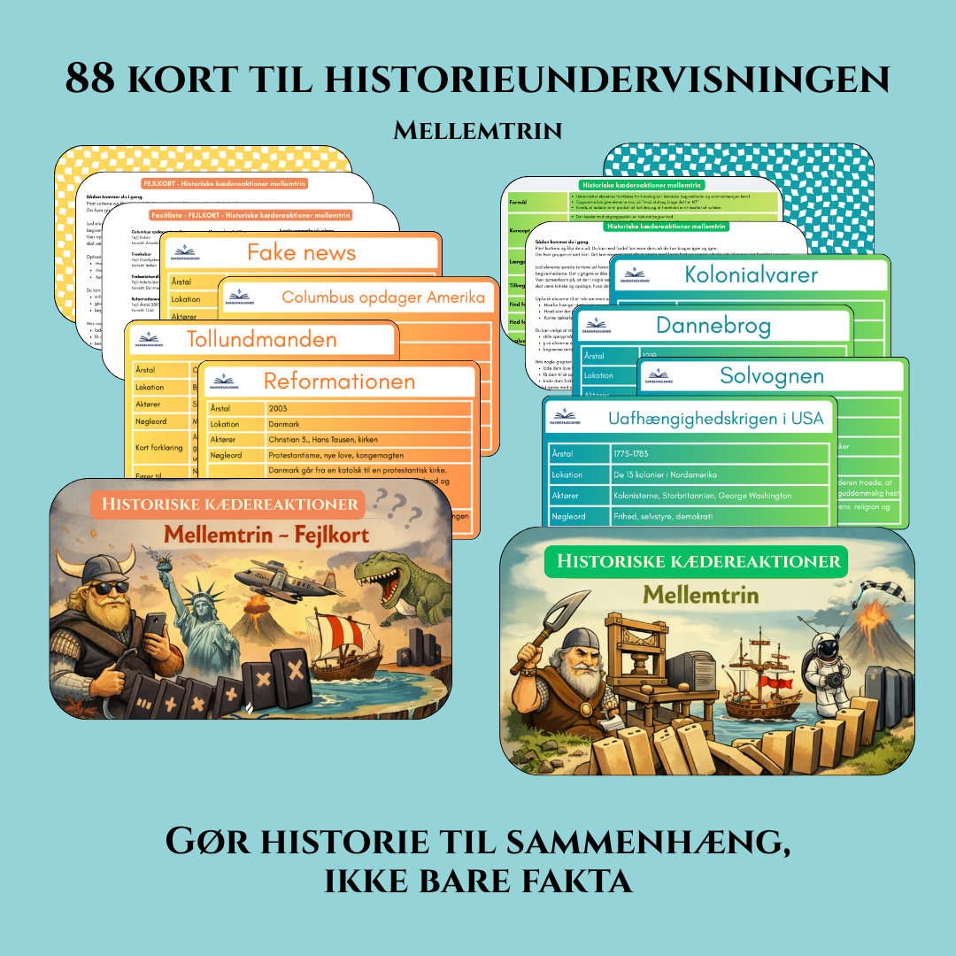 Historiske kædereaktioner Mellemtrin