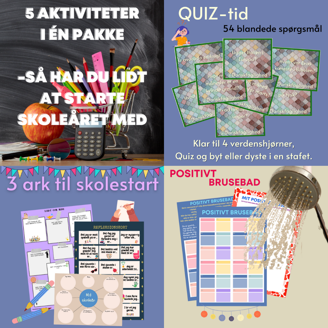 Skolestart 1 – blid opstart med fællesskab og refleksion
