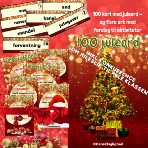 ? 100 store juleord – flotte kort og sjove aktiviteter  Perfekt til december i dansk!