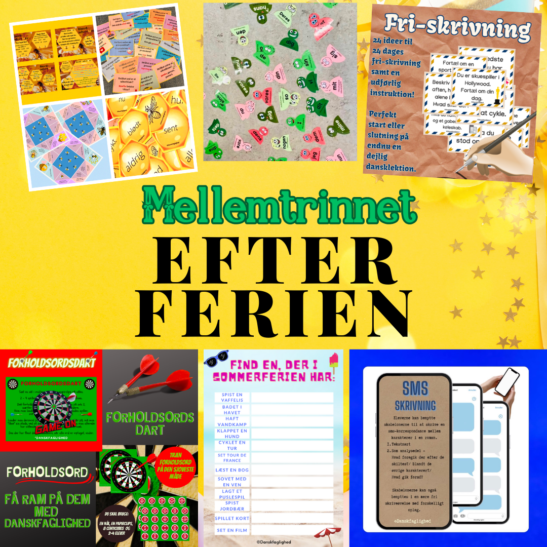 Efter ferien - aktiviteter til mellemtrinnet