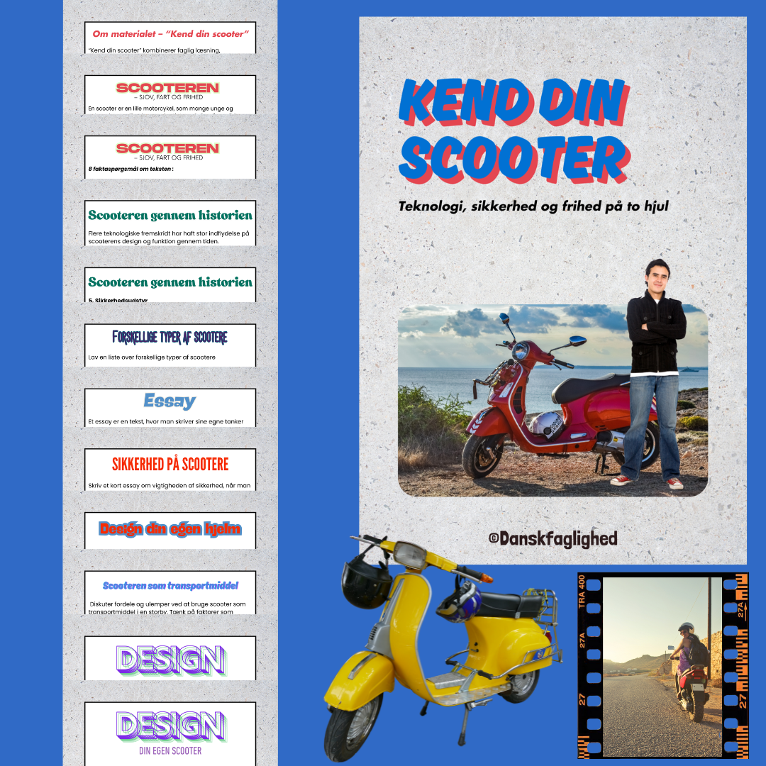 Kend din scooter - Teknologi, sikkerhed og frihed på to hjul