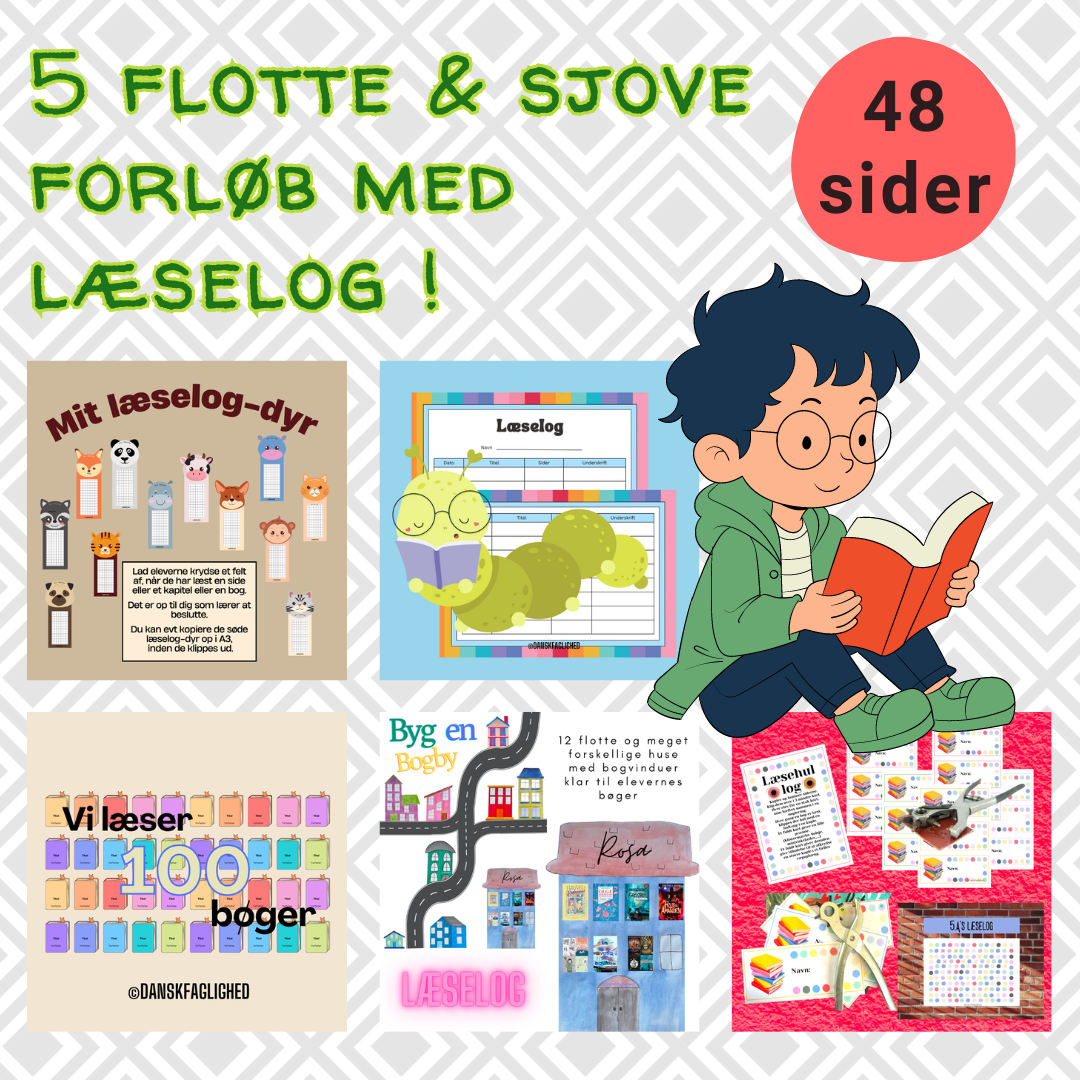 5 forløb med læselog