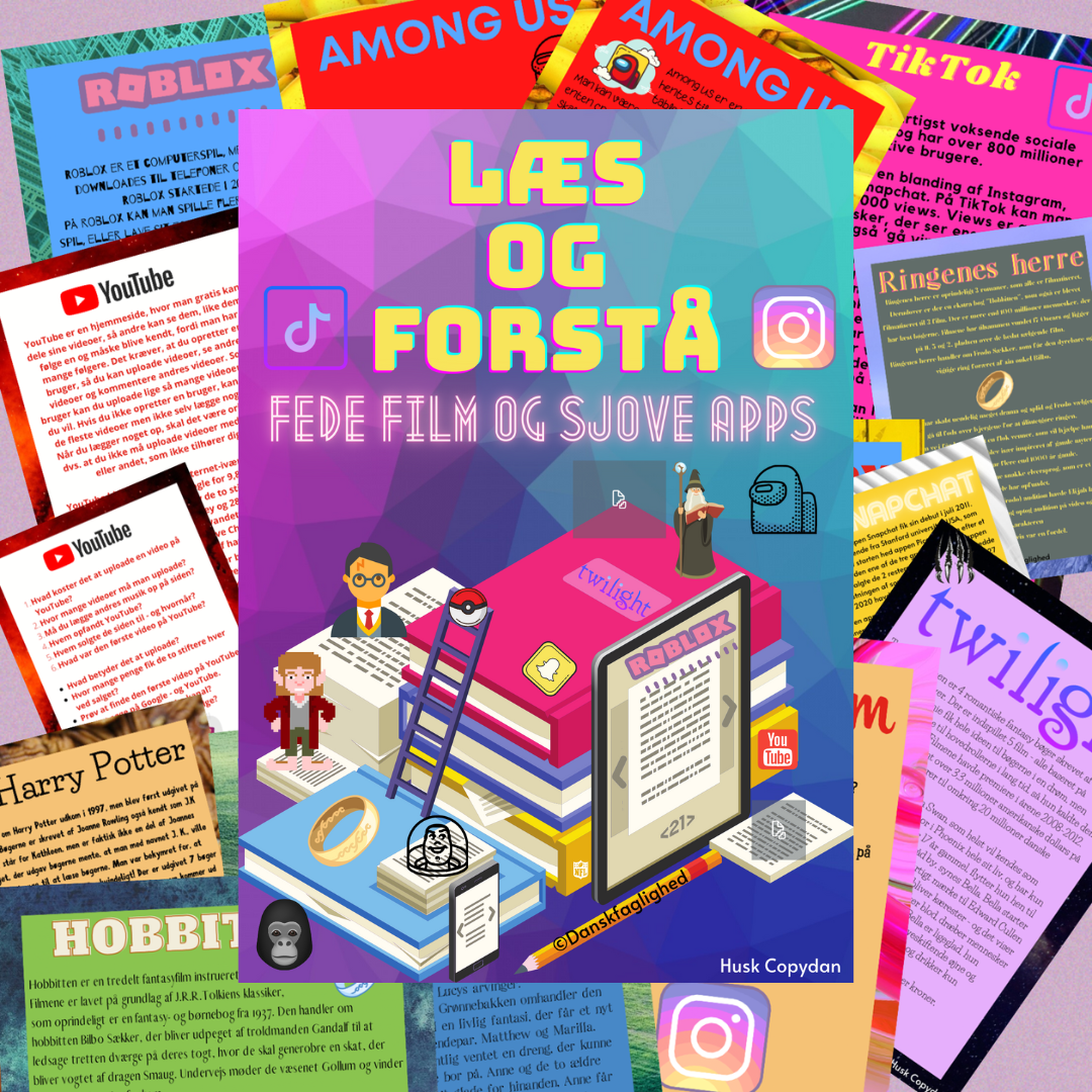 Læs og forstå (9-12 år) Fede film og sjove apps