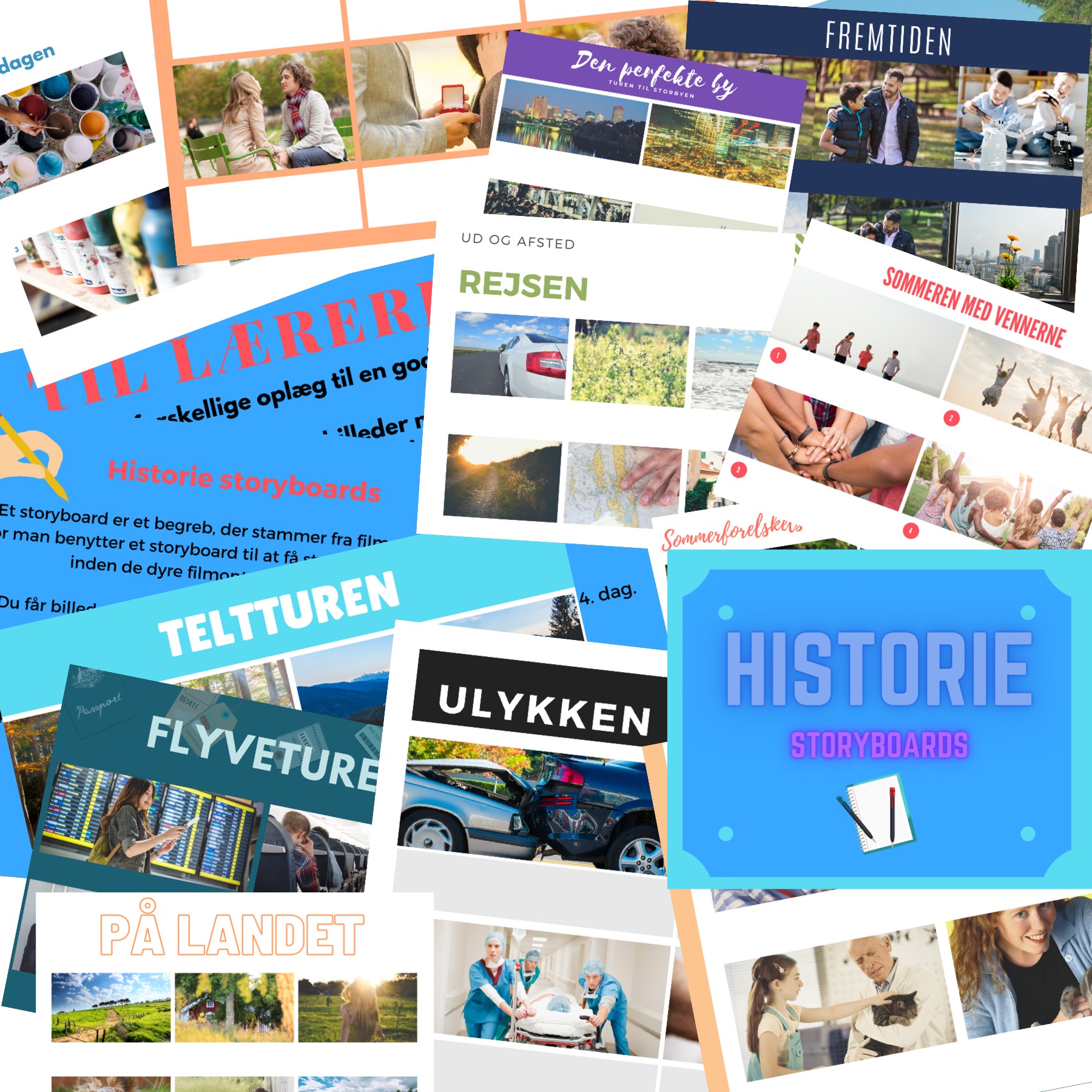 Stileemner - Skriv en historie med storyboards