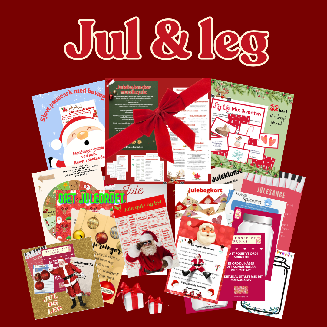 Jul og leg – 12 sjove juleaktiviteter og lege til klassen ?