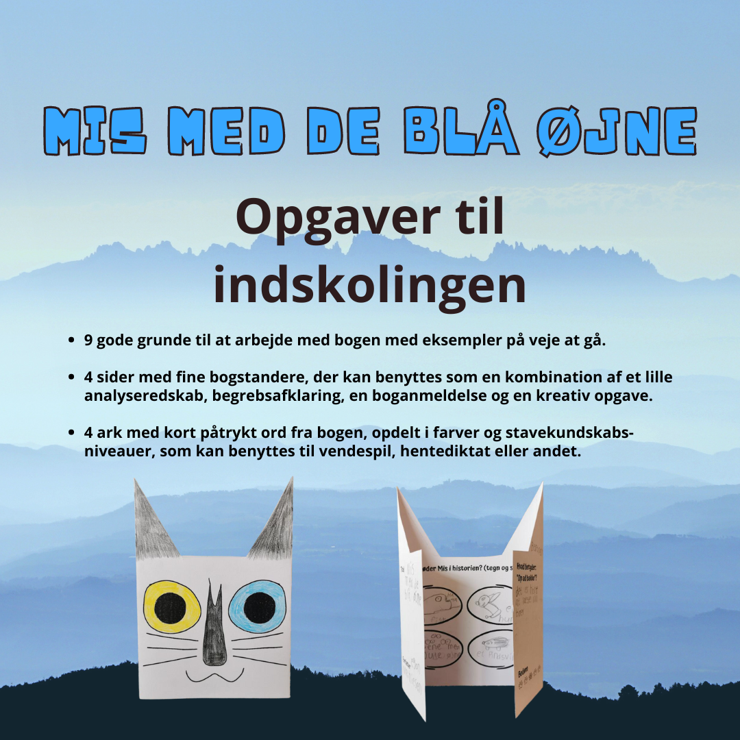 Mis med de blå øjne – komplet undervisningspakke inkl. genfortællingskort (indskoling)