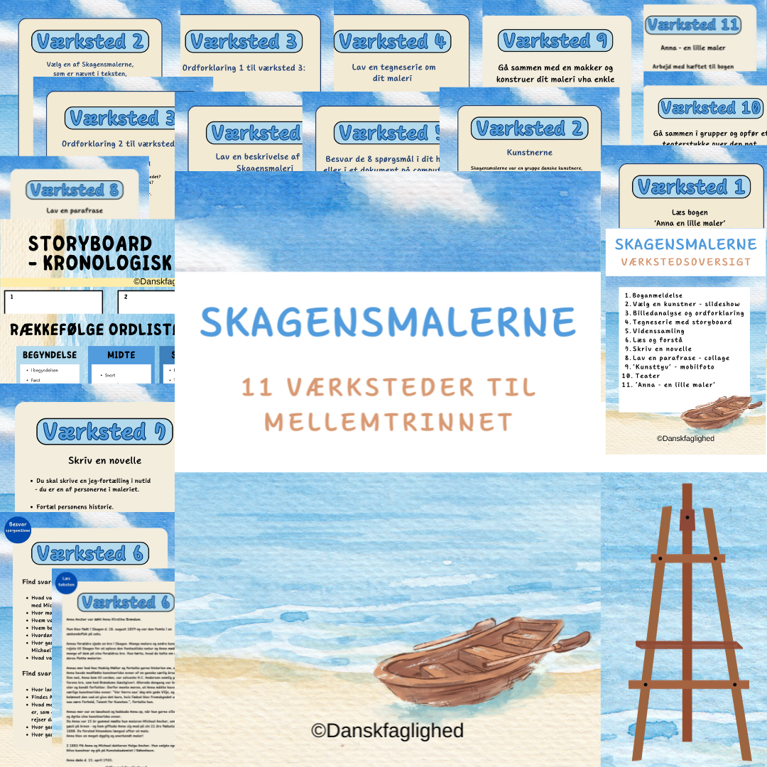 Skagensmalerne - 11 værksteder til mellemtrinnet