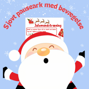 ? Julemandstræning - sjovt pauseark
