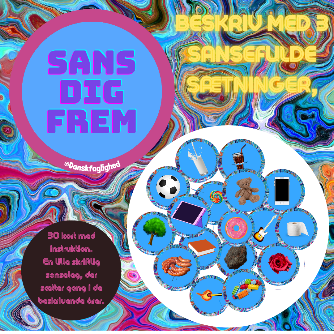 Sans dig frem – skriftlig sanseøvelse i to hold