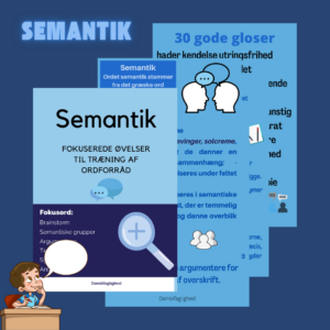 Semantik - ordforrådsøvelser