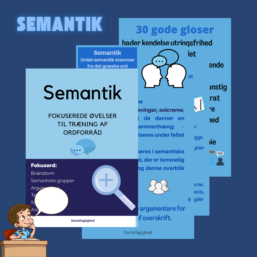 Semantik - ordforrådsøvelser
