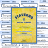 Forside til hæftet “Staveord 2 – sjov og træning” med diktater, staveord og træningsopgaver til dansk på mellemtrinnet.