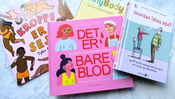 Bøger om seksualundervisning, pubertet, menstruation, trivsel og kropsforståelse til børn og unge på mellemtrinnet. Anbefalede bøger til undervisning om krop, følelser, grænser og identitet.