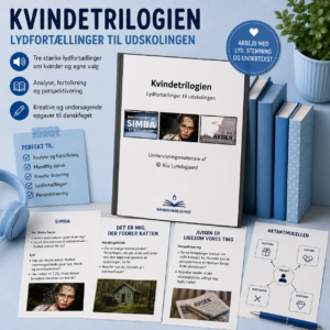 Undervisningsmateriale til Kvindetrilogien med analyse, lydfortællinger og kreative opgaver til udskolingen