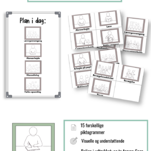 Piktogrammer til klasseledelse - 15 visuelle piktogrammer til hverdagen