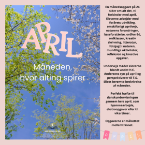 Månedsopgave – April