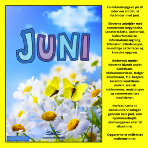 Månedsopgave – Juni - mellemtrinnet