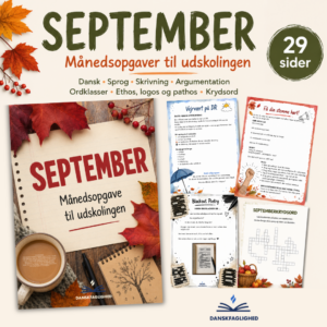 September – månedsopgaver til udskolingen