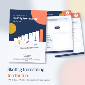 Skriftlig fremstilling trin for trin – FP9