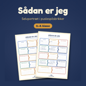 Sådan er jeg – elevark om identitet og trivsel | 0.–3. klasse
