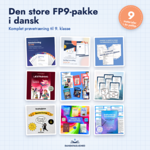 Den store FP9-pakke i dansk – komplet prøvetræning til 9. klasse