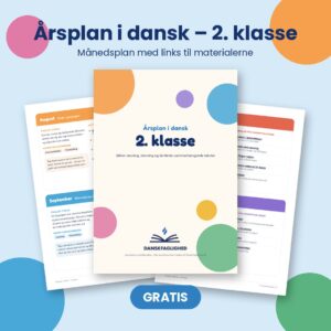 Gratis årsplan i dansk til 2. klasse