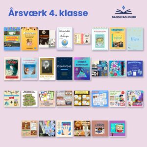 Årsværk i dansk til 4. klasse – litteraturforløb, ordklassetræning og læselogs