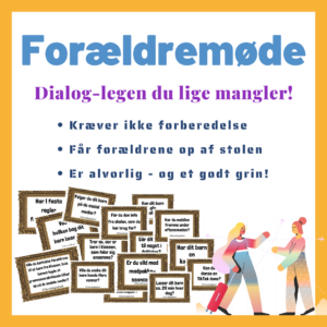 Forældremøde-leg Ja! Nej! med udsagnskort til dialog på forældremødet