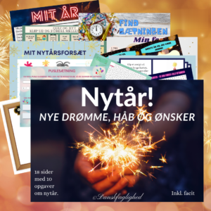 Godt nytår - mellemtrinnet – undervisningsmateriale til dansk