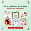 Vikarpakke til mellemtrinnet med seks juleopgaver uden forberedelse